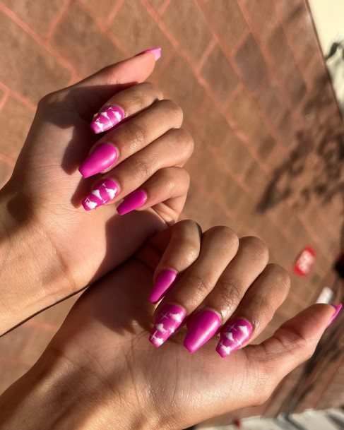 Fingernails Fuchsia Nail Designs For Women