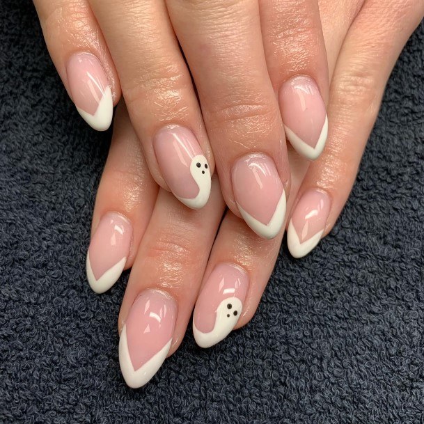 Fingernails Ghost Nail Designs For Women