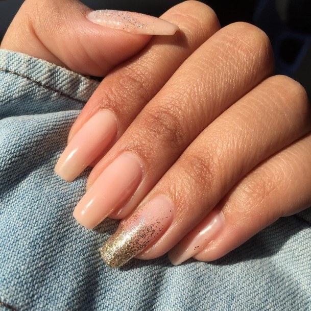 Fingernails Gold Ombre Nail Designs For Women