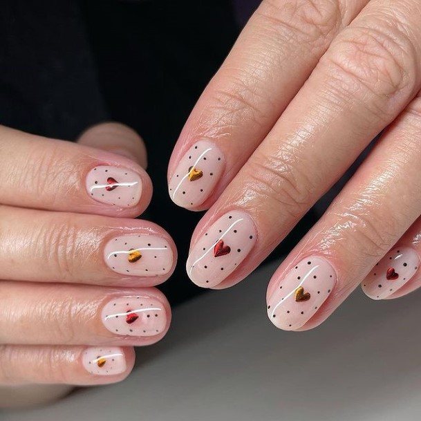 Fingernails Heart Nail Designs For Women