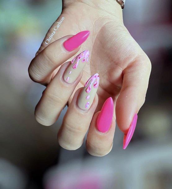 Fingernails Ice Cream Nail Designs For Women