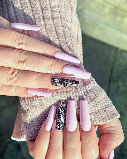 Fingernails Lace Nail Designs For Women