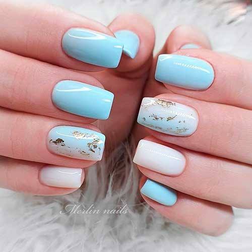 Fingernails Light Blue Nail Designs For Women