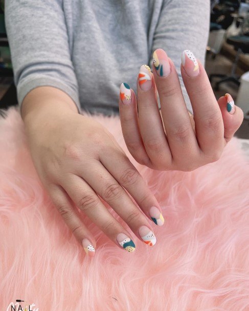 Fingernails Matte Nail Designs For Women