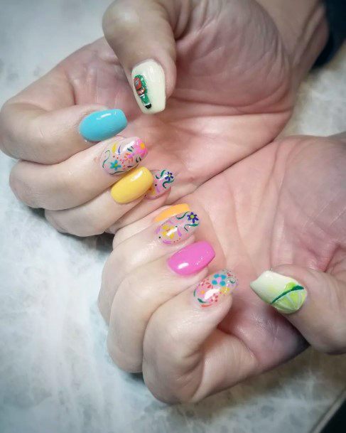 Fingernails Mexican Nail Designs For Women