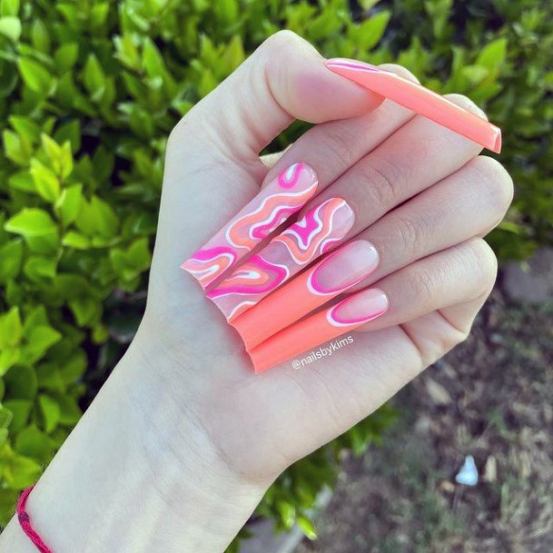 Fingernails Ombre Summer Nail Designs For Women