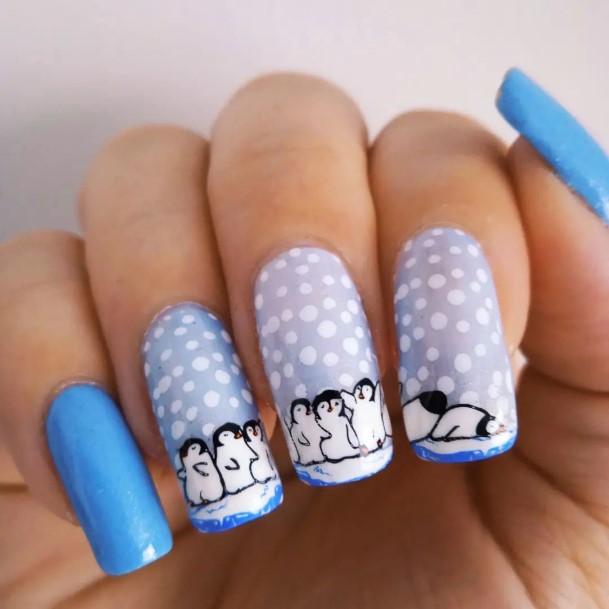 Fingernails Penguin Nail Designs For Women