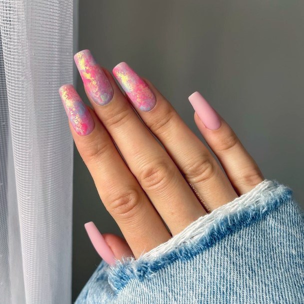 Fingernails Pink Nail Designs For Women