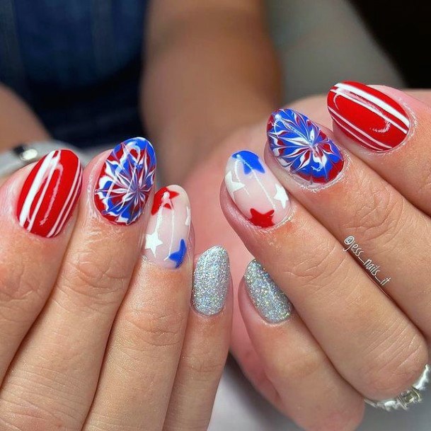 Fingernails Red Summer Nail Designs For Women