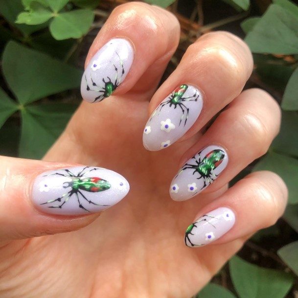 Fingernails Spider Nail Designs For Women