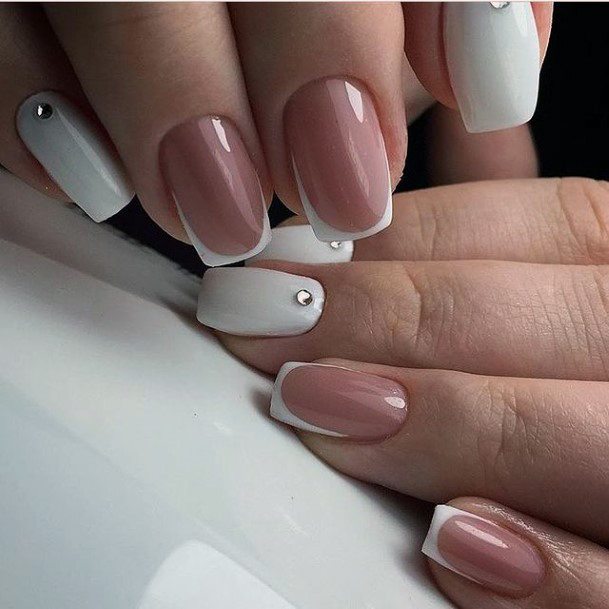 Fingernails White Prom Nail Designs For Women