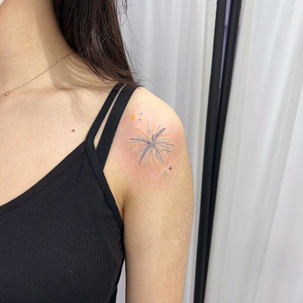 Fireworks Female Tattoo Designs