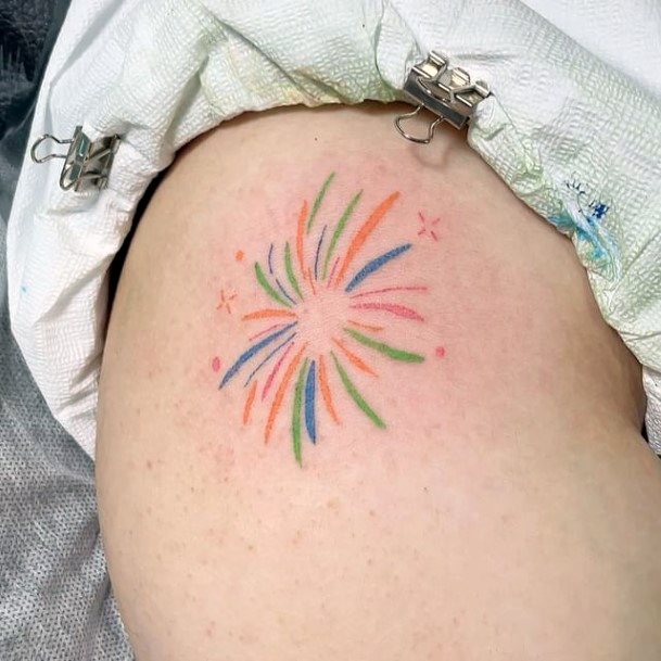 Fireworks Girls Tattoo Ideas