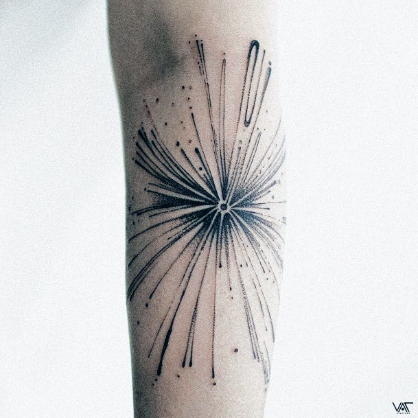 Fireworks Tattoo Feminine Designs