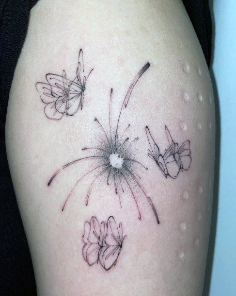 Fireworks Womens Tattoo Designs
