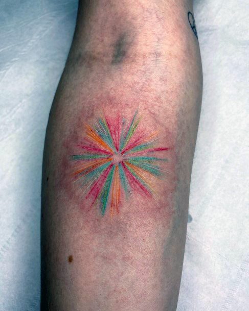 Fireworks Womens Tattoo Ideas