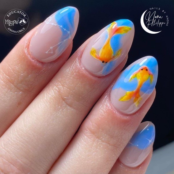 Fish Female Nail Designs