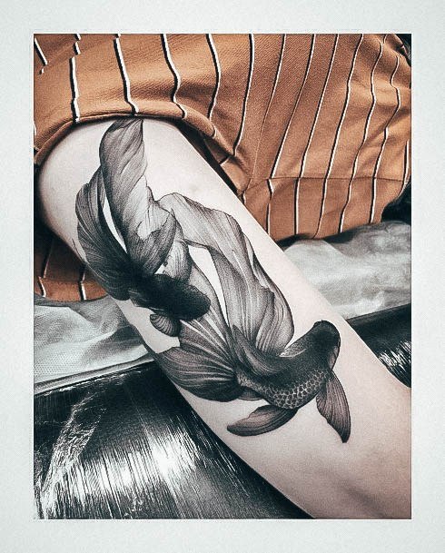 Fish Female Tattoo Designs