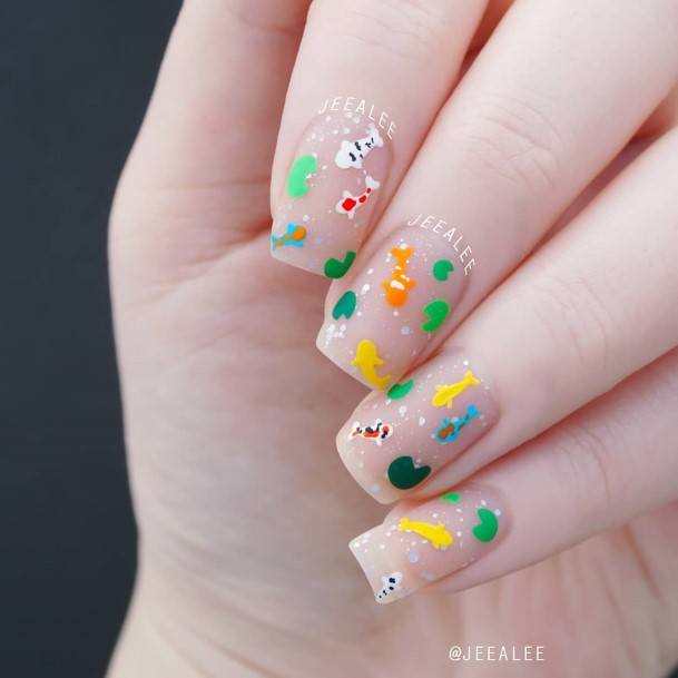 Fish Nail Designs For Women