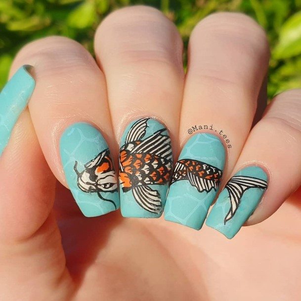 Fish Nail Ideas For Girls