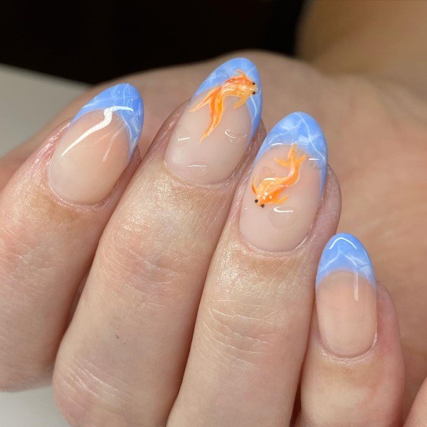 Fish Womens Nails