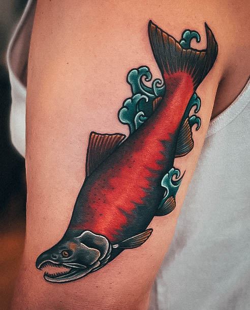 Fishing Tattoo Design Inspiration For Women