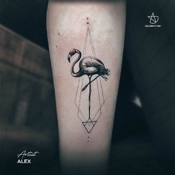 Flamingo Female Tattoo Designs