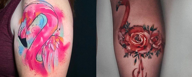 Top 100 Best Flamingo Tattoos For Women – Wading Bird Design Ideas