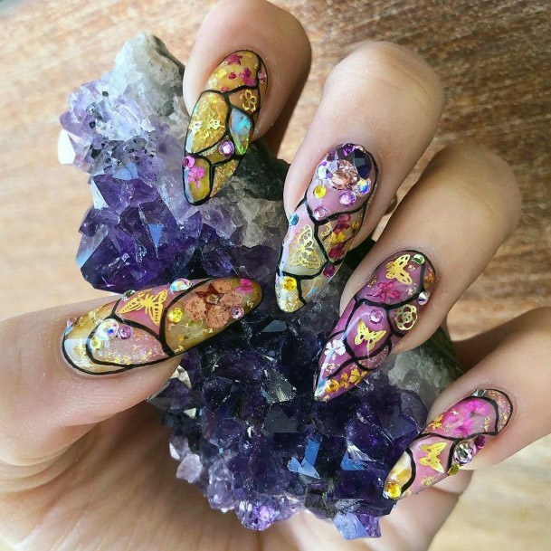 Flapping Butterflies On Nails For Women
