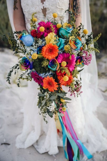 Flashy Floral Bunch Wedding Mexican