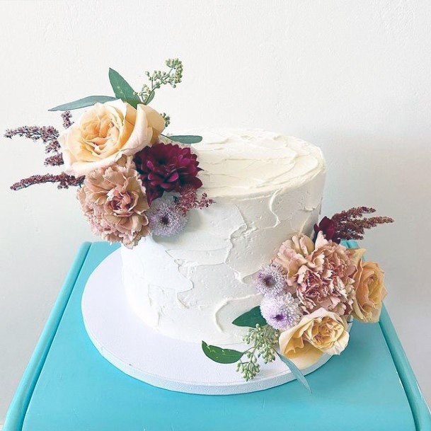 Floral Fall Wedding Cakes Women