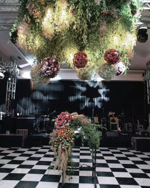 Flower Balls Wedding Ceiling Decorations