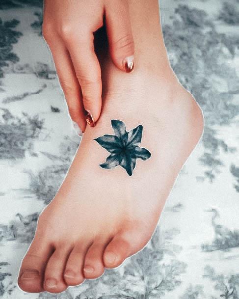 Flower Lily Womens Tattoos