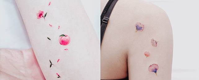 Top 100 Best Flower Petal Tattoos For Women – Delicate Floral Design Ideas