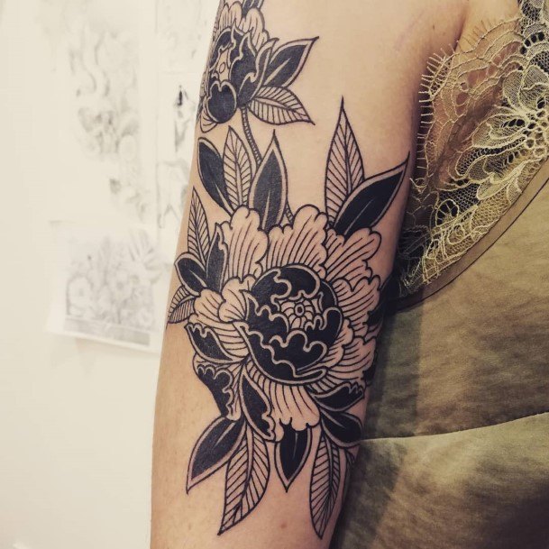 Flowers Tattoo Womens Arms
