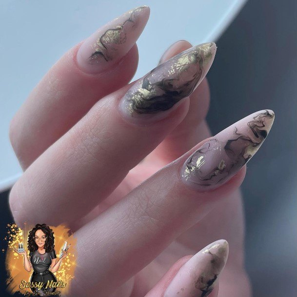 Foil Womens Feminine Foil Nails