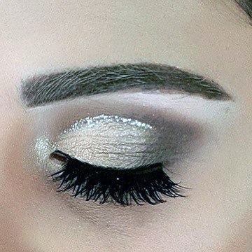 Foiled Brown Eyeshadow Women