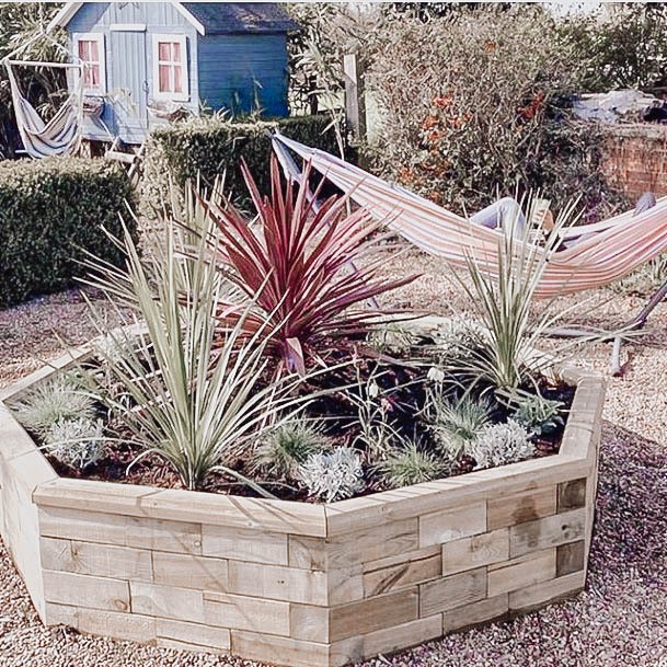 Food Garden Raised Wood Bed Ideas