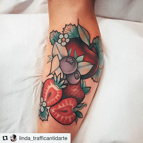 Food Tattoos Feminine Ideas