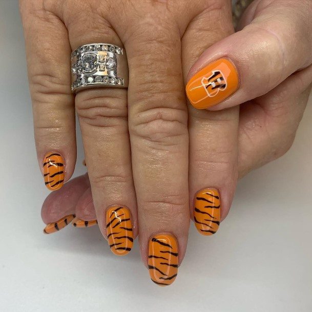 Football Womens Nail Designs