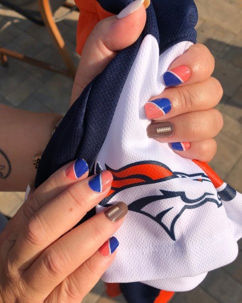 Football Womens Nails