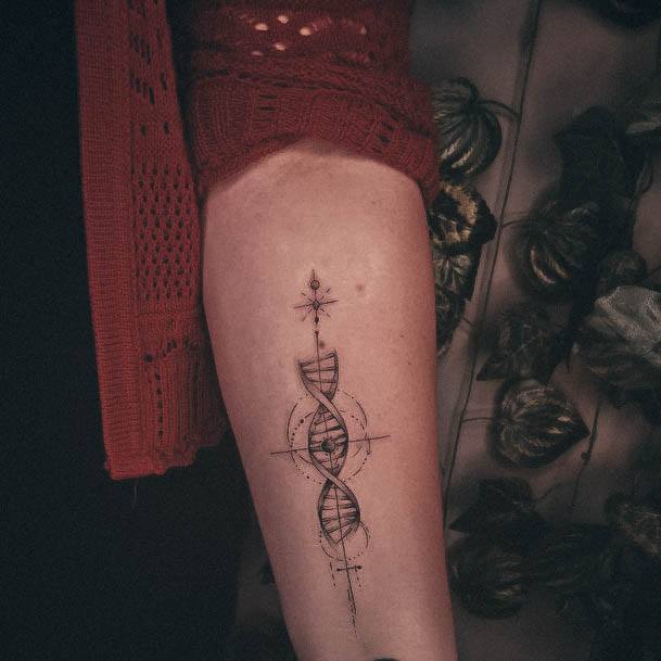 Forearm Feminine Exceptional Womens Dna Tattoo Ideas