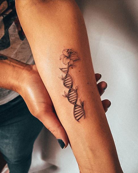 Forearm Lily Dna Girls Tattoo Ideas