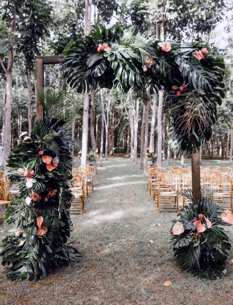 Forest Decor Wedding Tropical Flowers