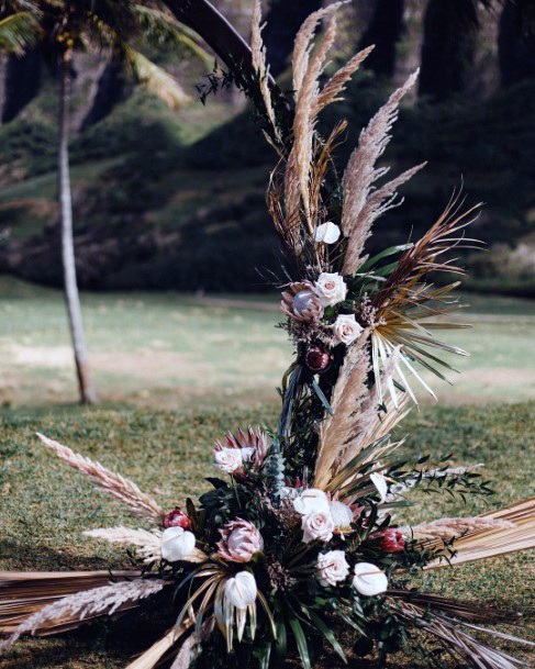 Forest Hawaiian Wedding Flowers