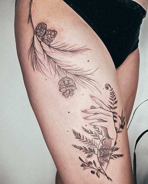 Forest Tattoo Design Inspiration For Women