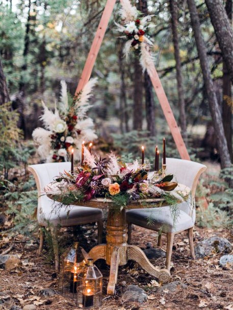 Forest Wedding Boho Flowers