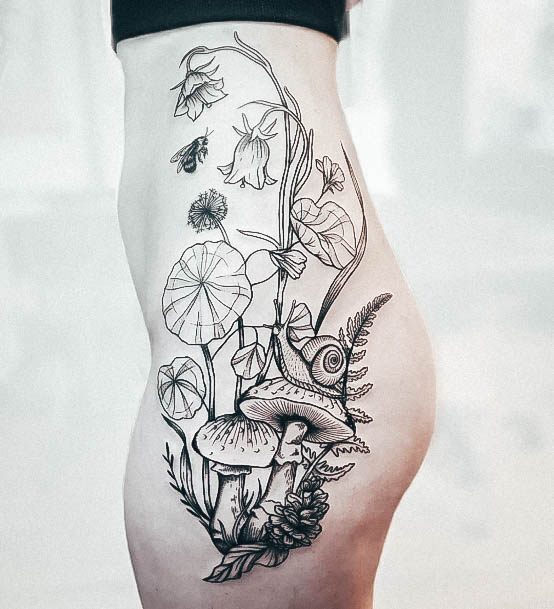 Forest Womens Feminine Forest Tattoos