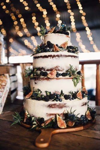 Four Layered Country Wedding Cakes