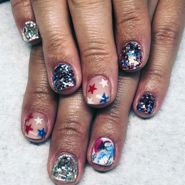 Fourth Of July Female Nail Ideas